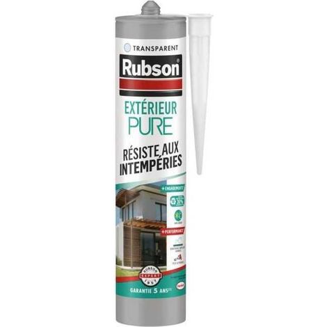 Mastic - RUBSON - PURE - Extérieur - Transparent - 280ml