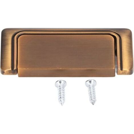 Poignée de Porte Encastrée Tiroir Poignée Dissimulée Paquet Plat Tatami Invisible Vêtements Armoire Poignée de Porte Poignée Simple Dissimulée sans Poinçon Poignée Plate Dissimulée