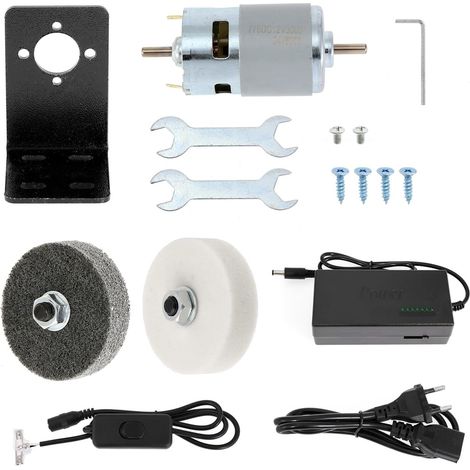 Polisseuse Ponceuse Rectifieuse petit ménage couteau meuleuse moteur bricolage Mini Micro polissage électrique roue de meuleuse de Table ponçage (1/5)
