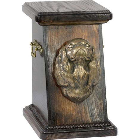 Cavalier King Charles Spaniel - urna per ceneri canine, urna elegante con statuetta, urna commemorativa con busto di cane di Art-Dog (1/5)