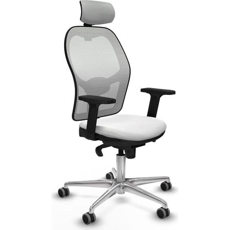 piqueras-y-crespo Sedia Ufficio chaise bureau blanc confortable