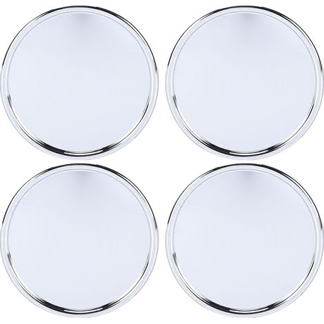 Set di 4 coprimozzi per cerchi in lega, diametro esterno 64 mm, in ABS antigraffio, di ricambio per Volvo XC60 2008-2026, colore argento.