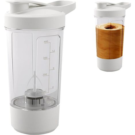 2-teilig mit elektrischem Proteinshaker, aufladbarer USB-Ladegerät, BPA-frei, 382 g zum Trinken (1/5)