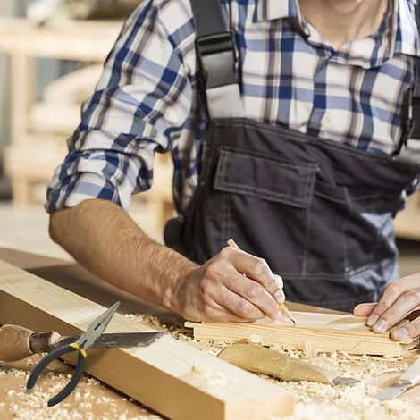 Pince à bec long 160mm en acier carbone, idéale pour travaux de précision et réparations délicates (1/5)