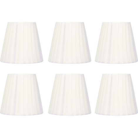 Abat-jour en tissu 6 pièces Lustre cristal Lumururale Moderne Simple Fournitures domestiques (1/5)