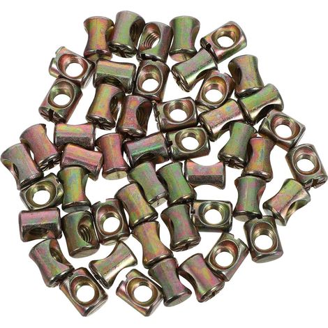 Kit de 50 écrous cylindriques fendus M6, goupilles élastiques et (1/5)