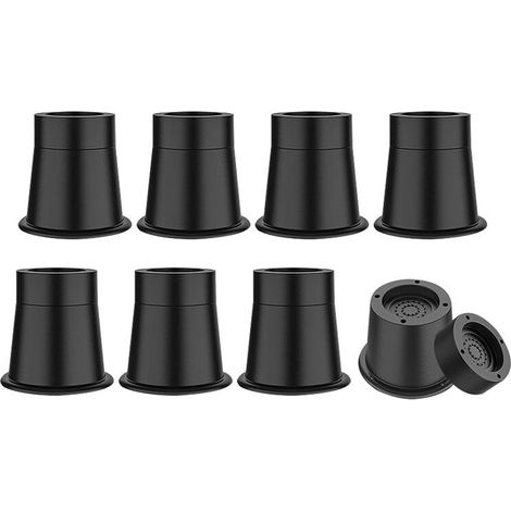 3-Zoll-Bettfüße, Schwerlast-Möbelfüße, Bettlifter, Bettstützen bis 2722 kg, 8er-Pack (1/4)