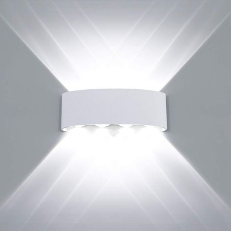 – Plafonnier LED étanche 8W – Aluminium noir – IP65 pour intérieur et extérieur – Lumière uniforme – Montage mural caché (1/5)