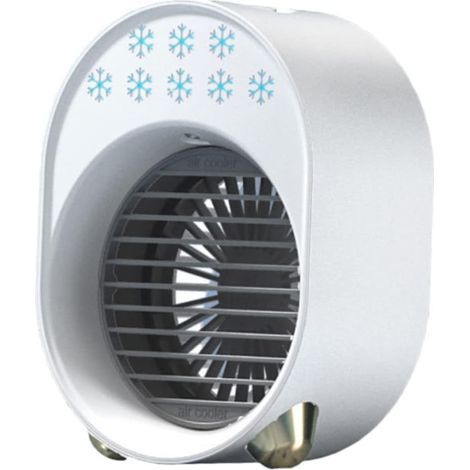 Ulisem Mini-Klimaanlage, mobile Klimaanlage ohne Abluft, leiser Ventilator (1/5)