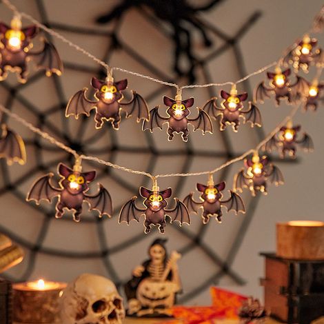 Guirlande Lumineuse Led - Boîtier Pile - Décoration Festive Halloween - 10 M - 100 Led (1/5)