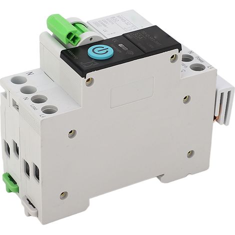 Disjoncteur WiFi intelligent avec compteur, télécommande, protection différentielle 230V 1P+N 32A (1/5)