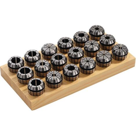 Jeu de pinces de serrage ER 20 (428 E) 12 pièces D. de serrage 2-13 mm (1/3)