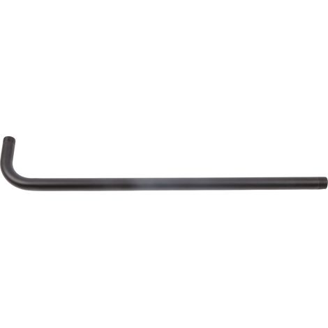 Bras de douche en acier inoxydable, rallonge pour pommeau de douche, accessoires de salle de bain, noir, 52 cm (1/5)