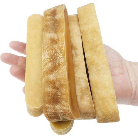Churpi - Set di 5 massaggiagengive al formaggio himalayano XXL. (1/4)