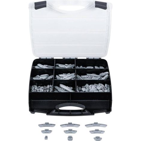 Assortiment de Poids d'Équilibrage 320 pcs - Acier, Précision et Durabilité, Pro - D-Work (1/5)