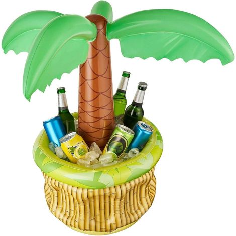 1 glacière gonflable en forme de palmier pour vos fêtes d'été. (1/4)