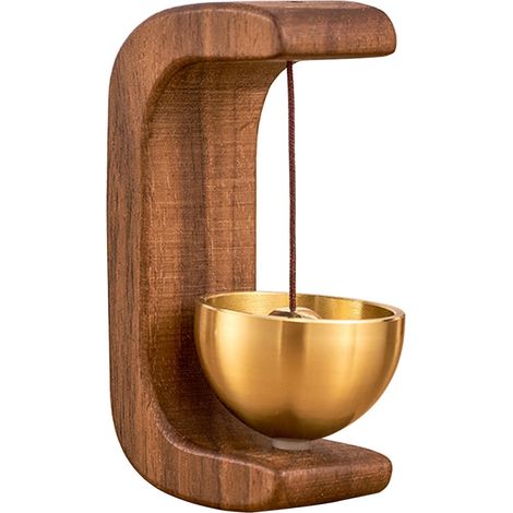 Campanello magnetico in legno, ideale per frigoriferi, camere da letto, verande, giardini, cortili, ristoranti o abitazioni. Un regalo perfetto per un'inaugurazione.