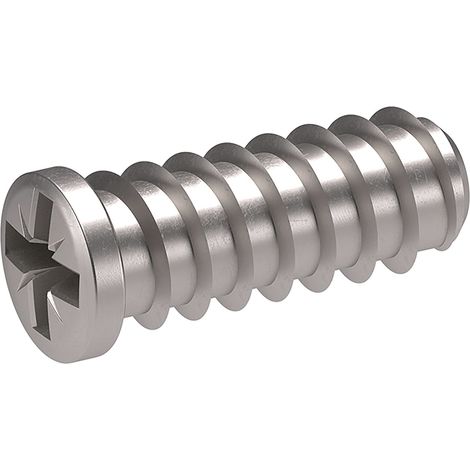 ITALIANA FERRAMENTA Befestigungsschraube - Euroschraube 6 x 10.5 mm, VPE 100 ST (1/3)