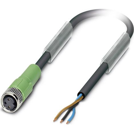 Phoenix Contact 1400352 Connettore confezionato per sensore o attuatore M8 Presa dritta 5.00 m Numero di poli: 3 1 pz.