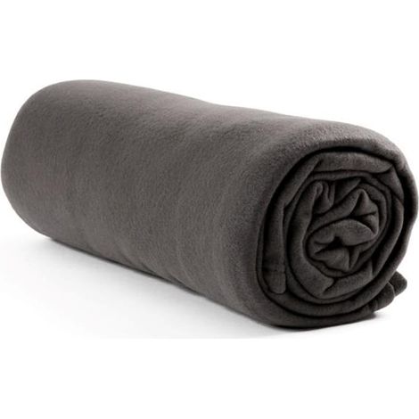 Tagesdecke Decke Kuscheldecke 130x170 cm Polar Fleecedecke Microfaserdecke Sofa Anthrazit