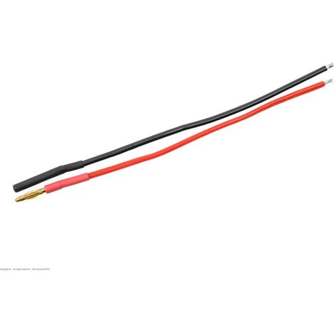 Revtec - Connector w/ Lead - 2.0mm - Gold Plated - 20AWG Silicone Wire - 10cm - 1 pc