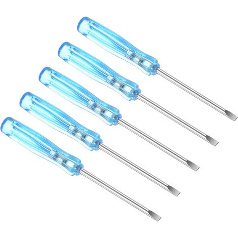 Lot de 2 mini tournevis à tête plate de 2,0 mm de longueur 45 mm pour réparation de petits appareils électroménagers (1/5)