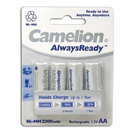 Nimh aa/r6 1 2v-2300mah (4/carte) 'alwaysready'
