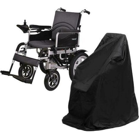 Protective cover for electric rotelle seat, waterproof, anti-UV, 100x75x100 cm, black (1/4)