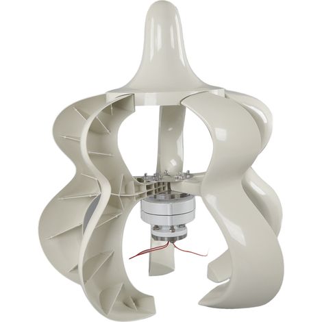 Éolienne 12V 24V Kit générateur en forme de gourde 5 pales axe vertical avec contrôleur 200W