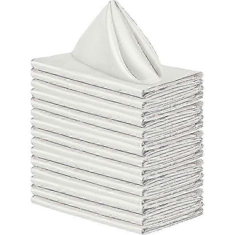 Serviette de table élégante – en coton et polyvalente – pour les fêtes et les événements (1/2)