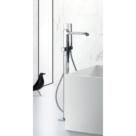 MITIGEUR BAIN DOUCHE SUR PIED ITALY POIGNEE CALACATTA - CRISTINA ONDYNA IT18951CC (1/2)