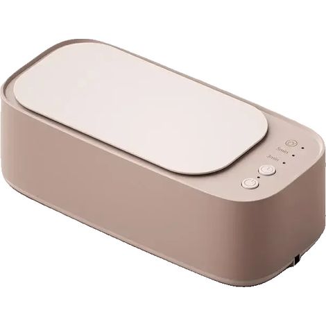 Limpiador ultrasónico, frecuencia de 45 kHz, tanque de acero inoxidable, color rosa. (1/2)
