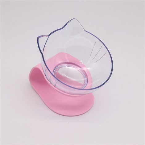 rose Gam pour Chat Nourriture Chat avec Support surélevé pour Animal Domestique Bols Idéal pour Chats et Chiens de Petite Taille (1/4)