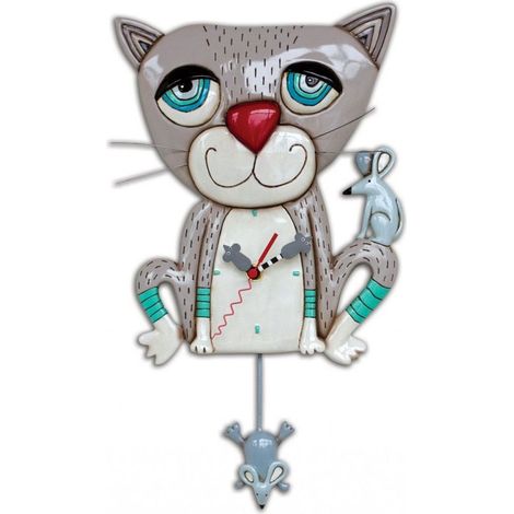 Pendule en forme Allen Chat