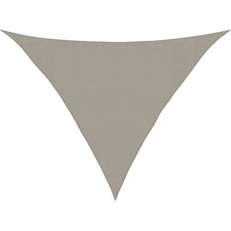 Voile d'ombrage  Voile de parasol 160 g/m² triangulaire 3,5x3,5x4,9 m PEHD