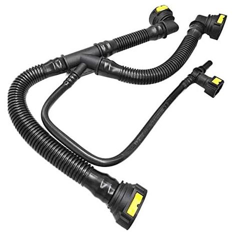 Flexibler Kurbelgehäuseentlüftungsschlauch, kompatibel mit Peugeot 206, 207, 307, 308, 408 und Citroën mit 1,6-Liter-16V-Motor – Direkter Ersatz für 1192W0 9675884280 – Hochtemperaturbeständiger Gummi (1/5)