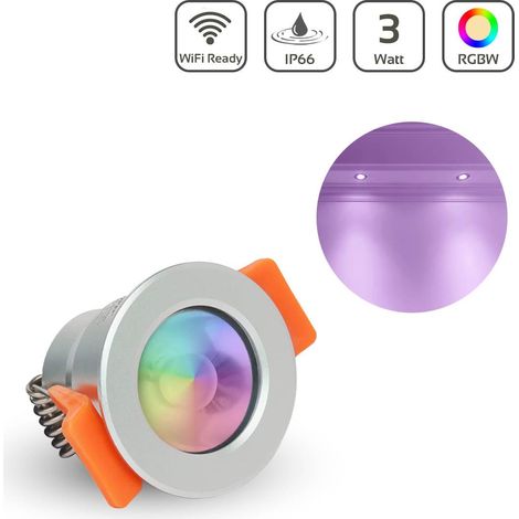MiBoxer LED Spot 3W RGB+2700K 12V IP66 Auschnitt 33-36mm SL4-12 (1/5)