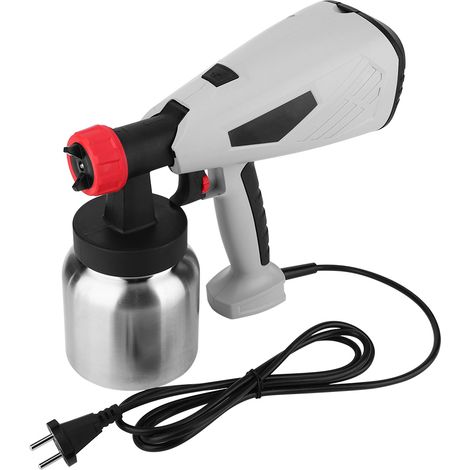 Pistolet à peinture électrique JST80009, 800 ml, 800 W, avec réservoir en aluminium, buses en laiton (1,0/1,8 mm), 220-240 V, prise européenne (1/5)