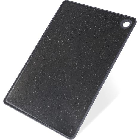 Tagliere resistente in imitazione granito nero per tutti i coltelli