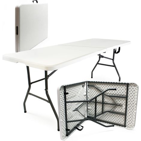 Mesa camping plegable portátil Jardín Exterior Outdoor Accesorios Mobiliario Plástico Resistente