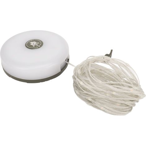 Guirlande lumineuse de camping de 10 m (32,8 pi), réglable, 5 modes, étanche, rechargeable, LED, guirlande féérique à suspendre, éclairage d'urgence pour tente, décoration de festival en plein air (1/5)