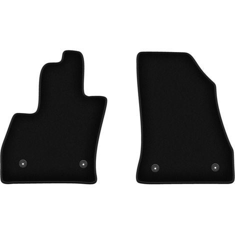 Tapis de sol avant basiques en velours pour : Fiat 500L monospace (2012-) (1/5)