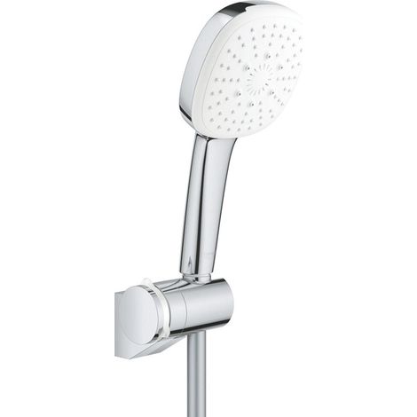 Grohe Tempesta Cube 110 Ensemble de douche 3 jets avec support mural Chrome, 27584003 (1/3)