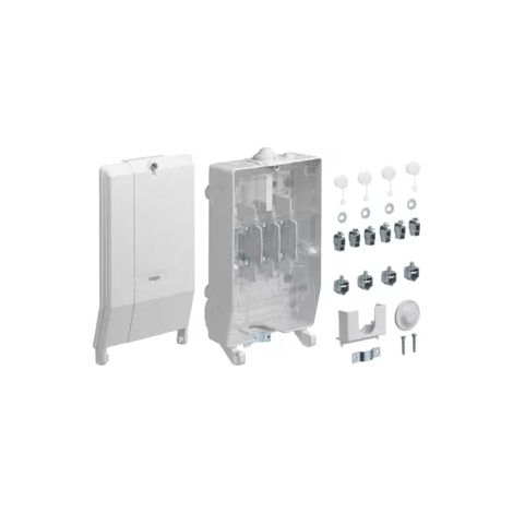hager Hausanschlusskasten IP54, KH00, Baureihe K3, 1x3NH00, plombierbar (1/2)