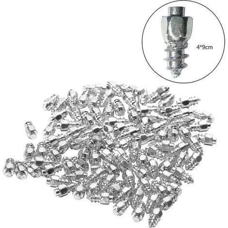 100pcs Bicycle Tire Studs Snow Spikes Anti-slip Screw Tire Spikes( Size : A ) (1/5)