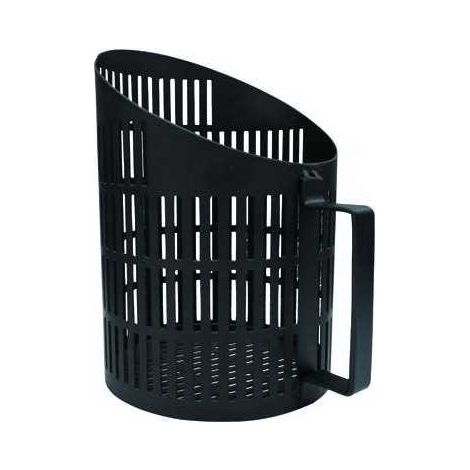 Pelle Pour Pellet Vigor Acier Noir Perforé 15X18,5X22