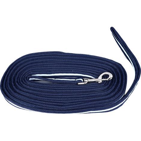 Corde d'entraînement pour chevaux, polyvalente, tissée à la main, épaisse et solide, attache de Construction pour équipement équestre, 26,2 pieds (1/5)