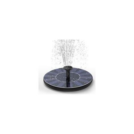 Mini fontaine solaire, kit de panneau solaire autonome pour jardin, piscine et extérieur (1/5)