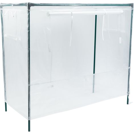 Vitavia Hochbeetabdeckung "Eckig M", transparent, M / 118 x 55 x 95 cm (1/2)