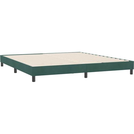 vidaXL Sommier à lattes de lit sans matelas 180x210 cm velours